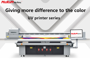 Imprimante à jet d'encre automatique à grande vitesse Mootoom modèle R3300 3,3 m quatre/six couleurs avec encre haute visibilité pour plaques en cuir/verre/PVC, aérographe - Product Image 1