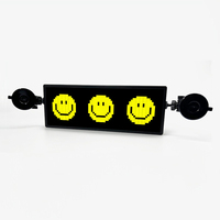 Panneau matriciel Led Panneau de voiture Écran de pixels pour fenêtre arrière de voiture Panneau d'animation interactive Potentiel pour taxi autobus scolaire Ambulance