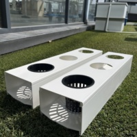 Système de canal hydroponique NFT personnalisé avec longueur de trou de 150x100 mm pour la culture de tomates et de concombres