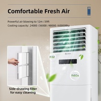 Gree 24000Btu -60000Btu Climatiseur au sol Split Type Inverter Standing Air Conditioning Cabinet AC Unit Multi Functions