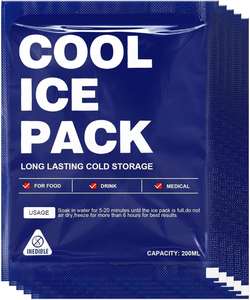 Paquete de gel refrigerante desechable personalizable con logo para alimentos, mini nevera, hielo seco, lámina congeladora con logo para lonchera. - Product Image 1