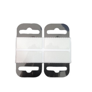 Trong suốt PVC Pet máy bay lỗ tam giác móc bao bì hộp mạnh mẽ dính tự dính hiển thị móc làm bằng nhựa bền - Product Image 5