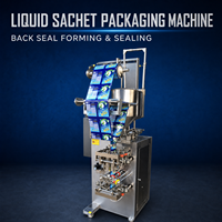 Machine VFFS automatique verticale pour le remplissage de sachets de liquides et de pâtes avec scellage arrière pour les usines de production de détergents, cosmétiques et aliments