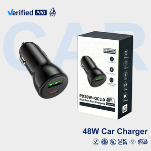 Chargeur de <span class=keywords><strong>voiture</strong></span> électrique TKT 2026 PD, coque PC/ABS, charge rapide 38W Type-C & USB-A QC3.0, <span class=keywords><strong>adaptateur</strong></span> de voyage pour téléphone portable et tablette - Product Image 1