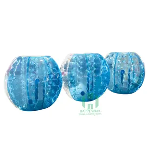 HI wholesale three light blue inflatable bumper ball inflatable and commercial inflatable body bumper ball for adult and kid