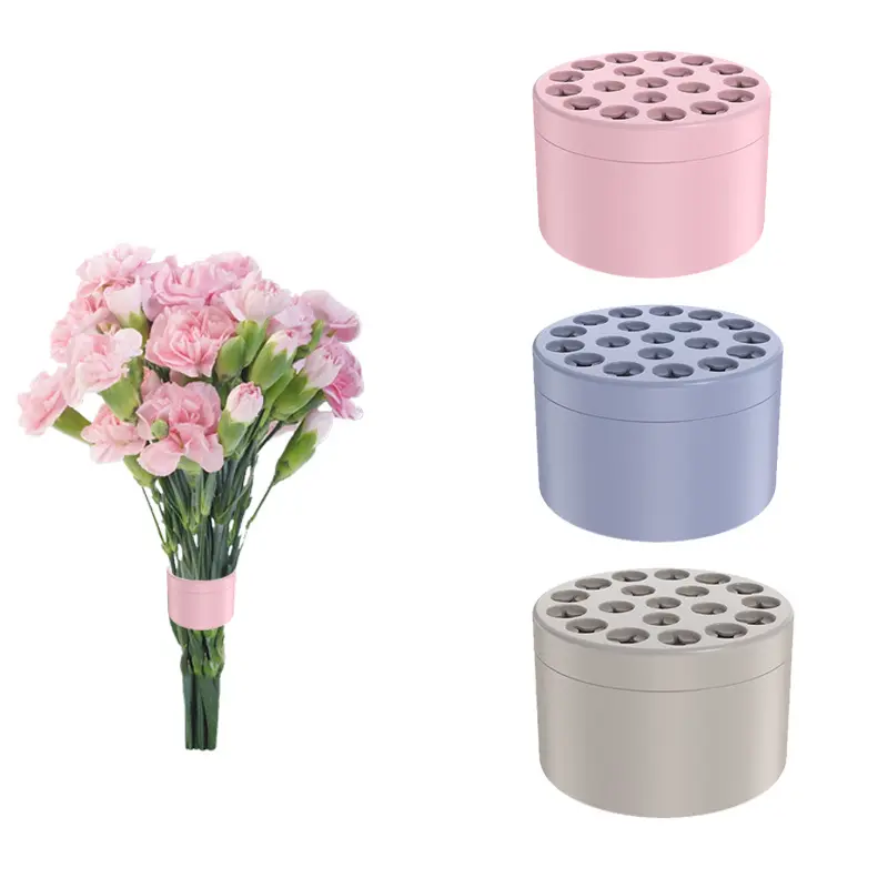 Suporte espiral Ikebana de silicone para vaso buquê twister, acessório artístico DIY para moldar flores, produto novidade de qualidade alimentar para presentes