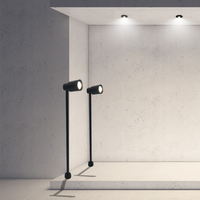 Nouvelle lampe à bijoux 6-60 degrés 3W en aluminium, projecteur LED mini moderne à CRI 90 pour comptoir d'exposition en centre commercial
