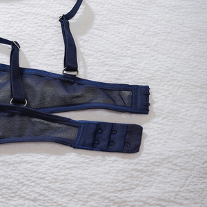 Conjunto de Lencería Sexy con Encaje <span class=keywords><strong>y</strong></span> Bordado, Estilo Puro <span class=keywords><strong>y</strong></span> Seductor, Pijama Erótico, Venta Caliente de Fábrica - Product Image 4