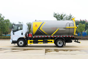 Camion d'aspiration des eaux usées Dongfeng Huashen T1 à bas prix, 4x2 9000L, camion fiable <span class=keywords><strong>pour</strong></span> le vidage des fosses septiques - Product Image 2
