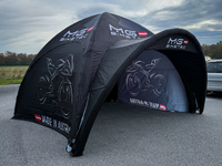 Tente gonflable portable personnalisée avec logo et couleur sur mesure, imprimée UV, imperméable, dôme à air, auvent, gazebo, pour salon professionnel et publicité