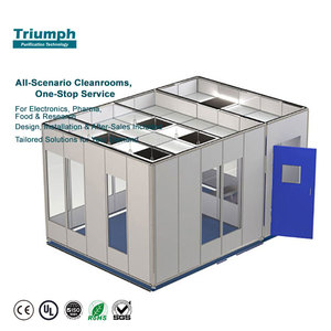 תא נקי נייד בהתאמה אישית/תא דגימה Class100-100000 ללא אבק, מחיר מפעל, ציוד ניקוי אוויר - Product Image 1