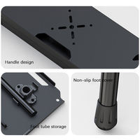 Table de camping pliable portable en gros avec hauteur réglable, idéale pour les voyages et le camping en cour