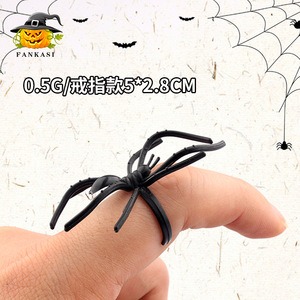 Accessoires en coton en forme de toile d'araignée, anneau lumineux dans le noir, décoration d'Halloween pour maison hantée, salle d'évasion, aménagement de lieux - Product Image 3
