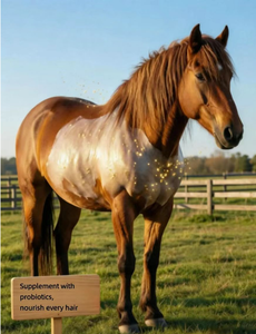 Pâte <span class=keywords><strong>vermifuge</strong></span> pour chevaux à 1,87 % avec probiotiques et postbiotiques, favorise la santé digestive des chevaux sensibles, OEM/ODM disponible - Product Image 2