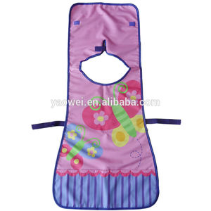 नवीनतम पदोन्नति सबलिमिनेशन निर्माण बनियान ड्राइंग टैबार्ड एप्रोन बेबी बीब्स एप्रोन - Product Image 3