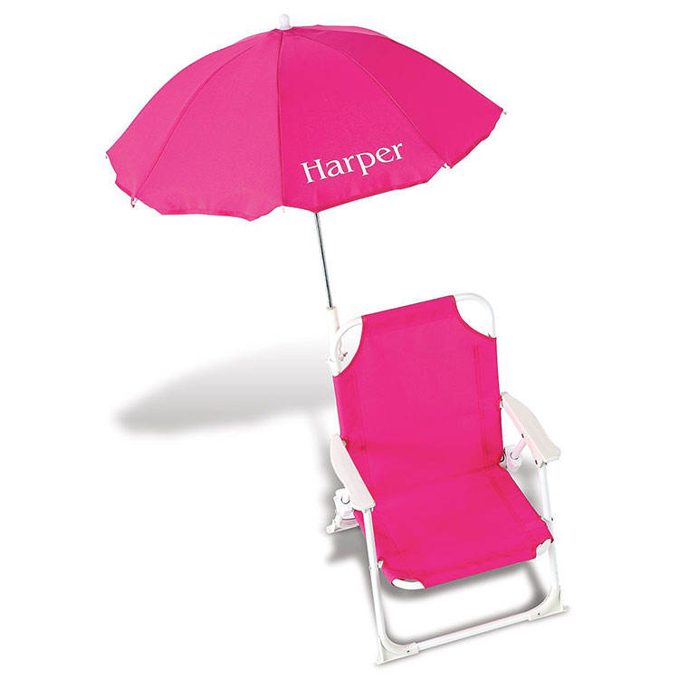 Toddler Chair With Umbrella Personalized Baby Beach Chair Baby