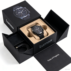 Individualisierte Logo-Uhrenverpackungsbox Luxuriöse Verkaufsdisplay-Box für Automatikuhren-Aufbewahrung - Product Image 2