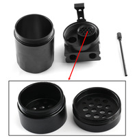 Réservoir d'huile universel respirant en alliage d'aluminium pour modification automobile 300ML avec filtre à air Modèle OCC-1020A