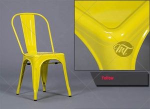 Vintage Outdoor Dining Iron Industrial Bistro <strong>Tolixs</strong> Metal <strong>Chair</strong> for Cafe - Product Image 4
