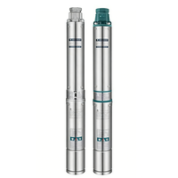 Pompe solaire submersible à hauteur de refoulement maximale de 100-300 m, pompes solaires pour puits d'eau, système de pompage d'eau solaire pour puits profonds