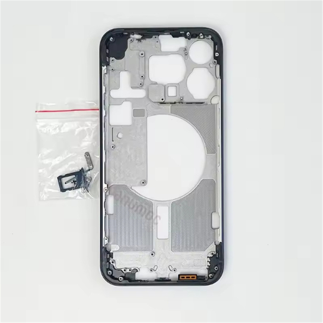 Middle Frame Bezel Plate for iPhone 16 15 15 Pro Max 14 Plus Mobile Phone Middle Chassis Housing Case Assembly Replacement Parts