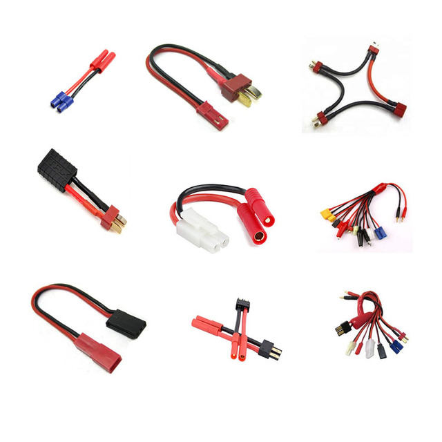 XT60 XT90 XT30 EC5 EC3 Tamiya RC Car Drone Lipo Battery Multi Charger Adapter Cable Silicone Wire