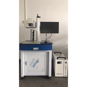 เครื่องยิงเลเซอร์ UV สำหรับทำเครื่องหมายบนหน้ากาก KN95 ผ้าไม่ทอ ระบายความร้อนด้วยน้ำ แบบตั้งโต๊ะ 220V 50Hz ความแม่นยำสูง - Product Image 2
