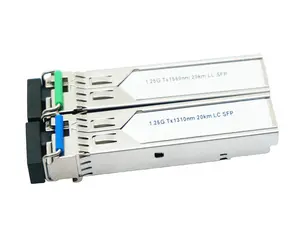 Wdm onu convertidor de medios epon 200km router sfp 1G 1,25G LC SC de doble fibra módulo SFP 8 gpon sfp c puertos mini pc