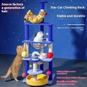 Phong Cách Hiện Đại Không Gian Viên Nang Mèo Tổ Nhiều Lớp Dọc Salu Gãi Hội Đồng Quản Trị Với Chịu Mài Mòn Leo Núi Giá Mèo Đồ Chơi - Product Image 1