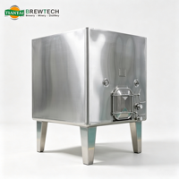 Fermenteur à vin carré à ouverture supérieure de 2500 L en acier inoxydable SUS304 pour le processus de fermentation des raisins rouges