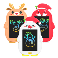 Noël Style Lcd Coloré Effaçable Doodle Conseil Écriture Toddler Art LED Dessin Magique Conseil pour Enfants