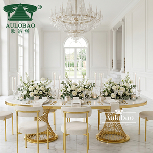 Elegant Events Furniture White Iron Metal Wedding <b>Party</b> Dining <b>Tables</b> and Chairs - Product Image 4