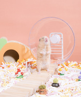 USMILEPET meilleure vente plastique Hamster plateau tournant silencieux rouleau Hamster roue de course pour petits animaux sport course jouet