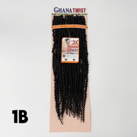 Tresses bohèmes longues de 24 pouces, pré-bouclées, de qualité supérieure, 3x passion twist, 30 mèches, Ghana twist, couleur ombrée OT30 #   pour les femmes noires
