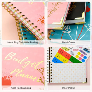 Hot xu hướng sản phẩm tùy chỉnh máy tính xách tay tùy chỉnh in khuyến mãi Tạp Chí Exerciser tùy chỉnh xoắn ốc A4 A5 trường máy tính xách tay - Product Image 4