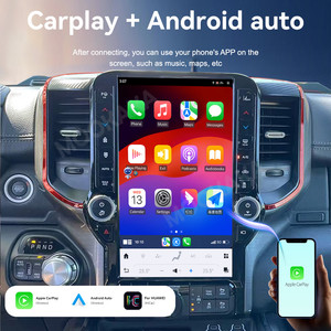 Cho Dodge Ram 2019-2021 1500 2500 3500 đa phương tiện xe đài phát thanh 2DIN với GPS sao lưu máy ảnh TV CD Player màn hình âm thanh - Product Image 3