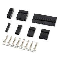 موصل كابل دوبونت بخطوة 2.54 مم، مقاس 24-26 AWG، 1/2/3/4/5/6/7/8 سنون، طراز TJC8 لتوصيلات لوحات الدوائر المطبوعة (PCB) المخصصة / المحاور / الهياكل