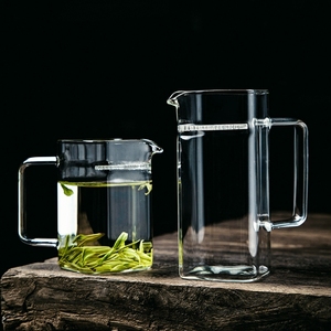 <span class=keywords><strong>Tazza</strong></span> <span class=keywords><strong>da</strong></span> Tè in Vetro Borosilicato <span class=keywords><strong>con</strong></span> <span class=keywords><strong>Filtro</strong></span> Design Classico Ecologico per Uso in Caffetteria - Product Image 4