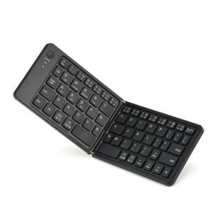 <span class=keywords><strong>2025</strong></span> Mini Ergonomic Bàn phím chiếu không dây màu đen Gấp thiết kế Tuổi thọ pin dài USB 130mA Máy tính để bàn có thể sạc lại - Product Image 2