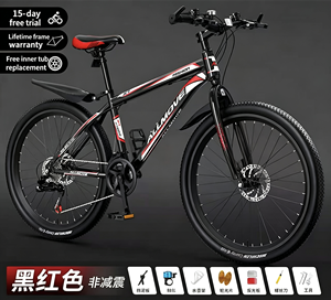 Vélo de montagne cruiser de haute qualité 26 pouces, cadre personnalisé 21 vitesses, freins à disque, facile à transporter, nouveau style, selle confortable et abordable. - Product Image 5