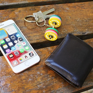 Porte-clés en forme de disques de musculation et haltères, pour sublimation DIY - Product Image 6