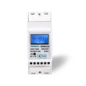 Compteur de tension monophasé AC Voltmètre modulaire Indicateur de jauge Détecteur d'affichage numérique LCD