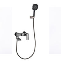 Pommeau de douche haute pression, pommeau de douche pluie pour salle de bain, pommeau de douche cascade, ensemble de douche, robinet de douche 2 voies avec barre coulissante