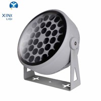 Projecteur LED extérieur pour jardin botanique, haute luminosité, en aluminium, personnalisable, à intensité variable PWM, étanche IP65, 12W-54W