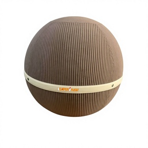 Housse de chaise-ballon de yoga en velours côtelé, douce et lavable, pour l'équilibre et la stabilité, tendance populaire Corée-USA, pour achats télévisés - Product Image 4