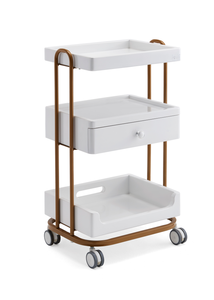 Carrito de Peluquería Metálico, Mesa de Herramientas para Peluquero, Estante de Almacenamiento Multicapa para Dormitorio, Apartamento, Salón de Belleza, Marca Luxmars - Product Image 5