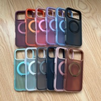 Étui hybride TPU TPE mat antidérapant de qualité supérieure avec protection à 360° °   Support rotatif pour iPhone 18 17 16 15 14 Pro Max