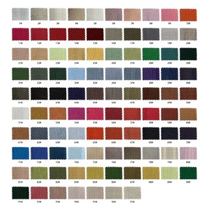 OEKO TEX 100 stock lote muestra gratis en tela de impresión digital de bambú de algodón de lino teñido liso para servilletas de lino de ropa - Product Image 3