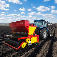 Planteuse d'ail automotrice verticale avec boîte de vitesses, haute productivité, dosage automatique des semences et application d'engrais
