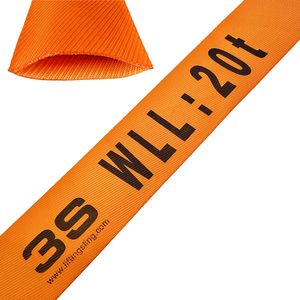 Funda Protectora <span class=keywords><strong>Tubular</strong></span> de Poliéster Resistente de 150 mm y 30T, Personalizada, al por Mayor para Eslingas de Elevación Redondas, de Fabricante Chino - Product Image 3